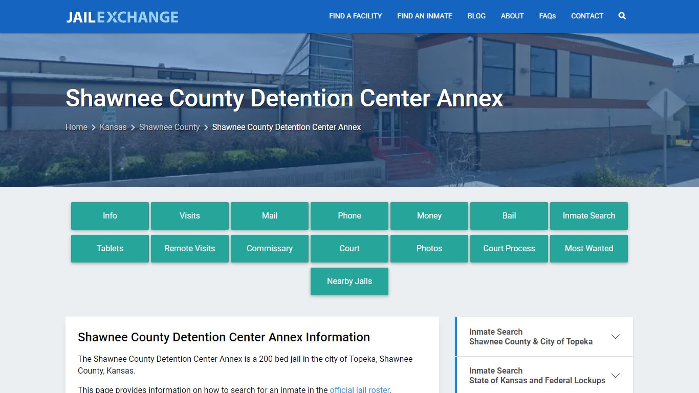 Shawnee County Detention Center Annex - Jail Exchange